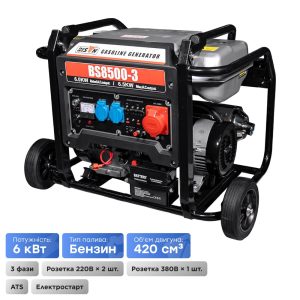 Бензиновий генератор BS8500-3 Bison