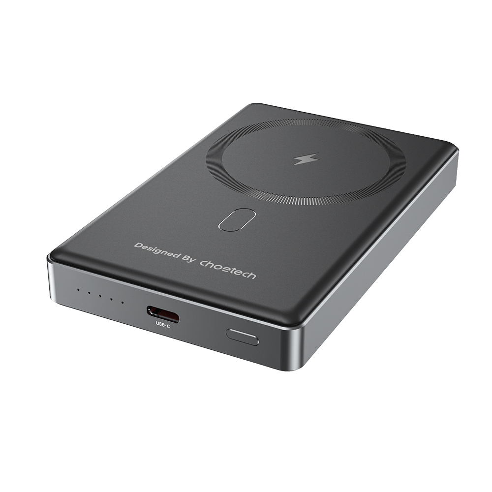 Power Bank B735 з магнітною зарядкою 10000mAh Black Choetech Power Bank B735 з магнітною зарядкою 10000mAh Black Choetech