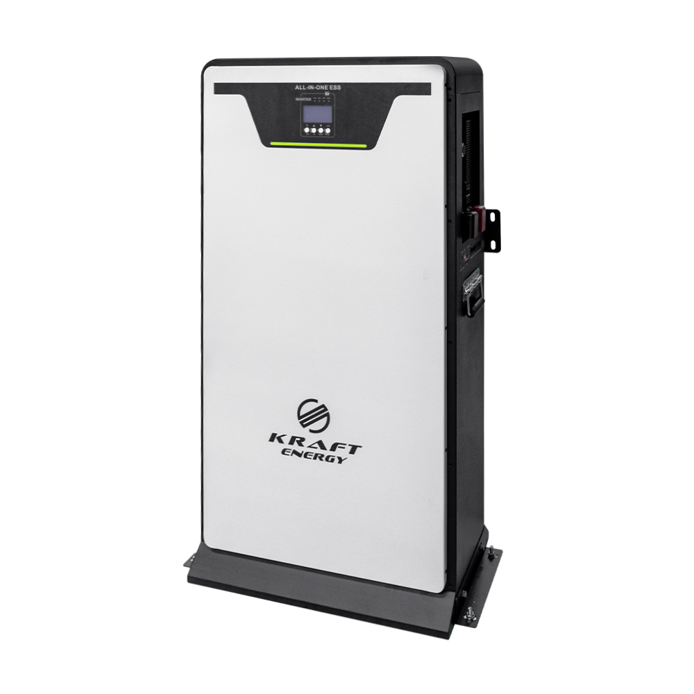 Гібридний інвертор KRF-HISA-5KW/10kwh-80A з вбудованим акумуляторним блоком LiFePO4 Kraft