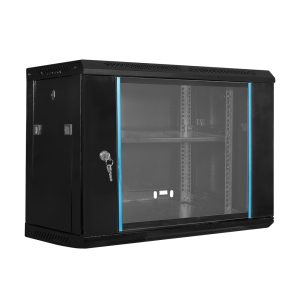 Комутаційна шафа 6U/600x600x350 Black E-NET