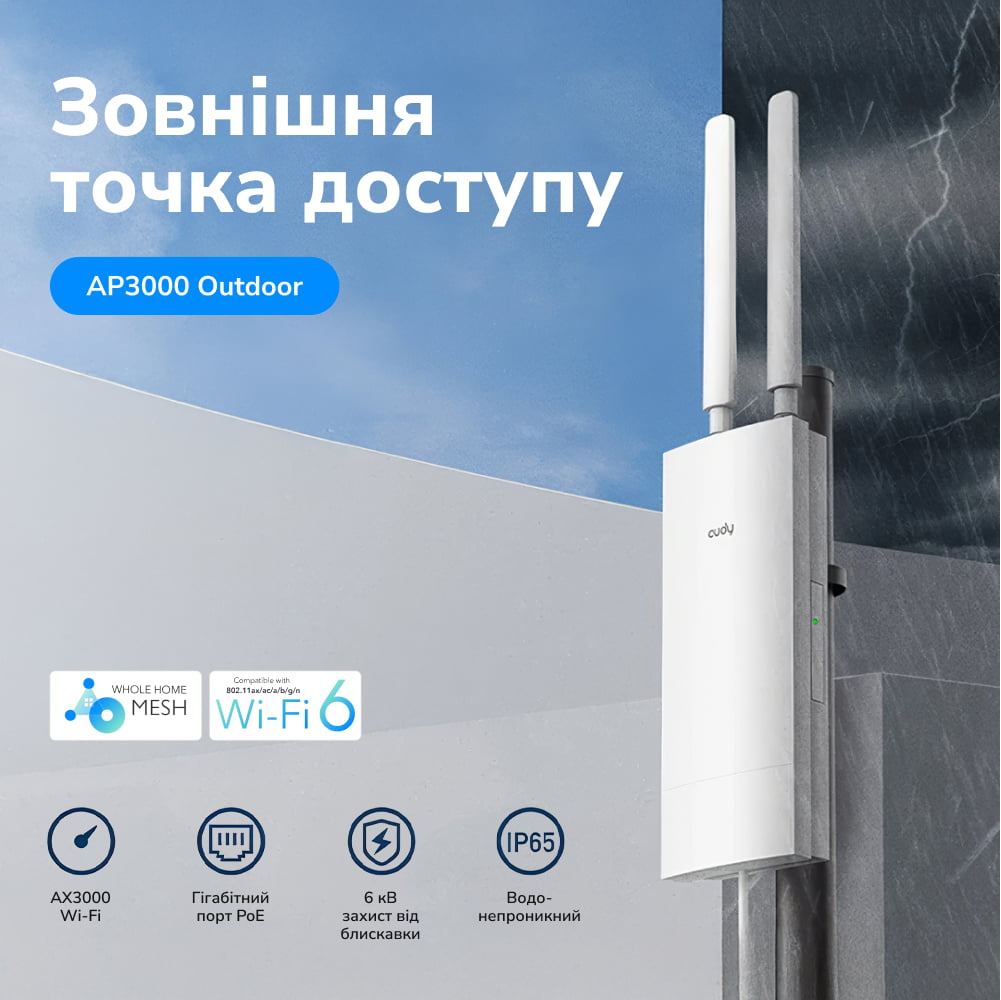 Точка доступу AP3000 OUTDOOR Cudy