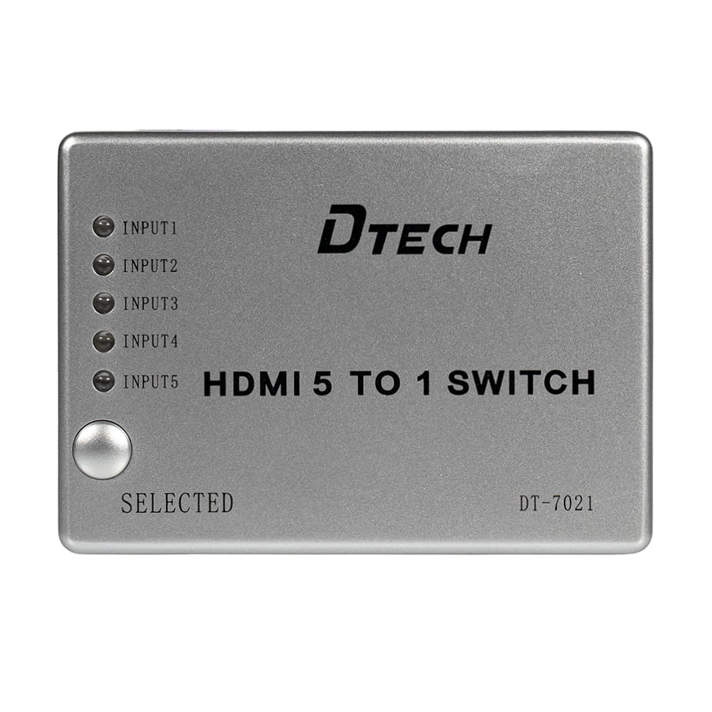 Комутатор 4K@30Hz HDMI 5X1 DT-7021 (MS) DTECH Комутатор 4K@30Hz HDMI 5X1 DT-7021 (MS) DTECH