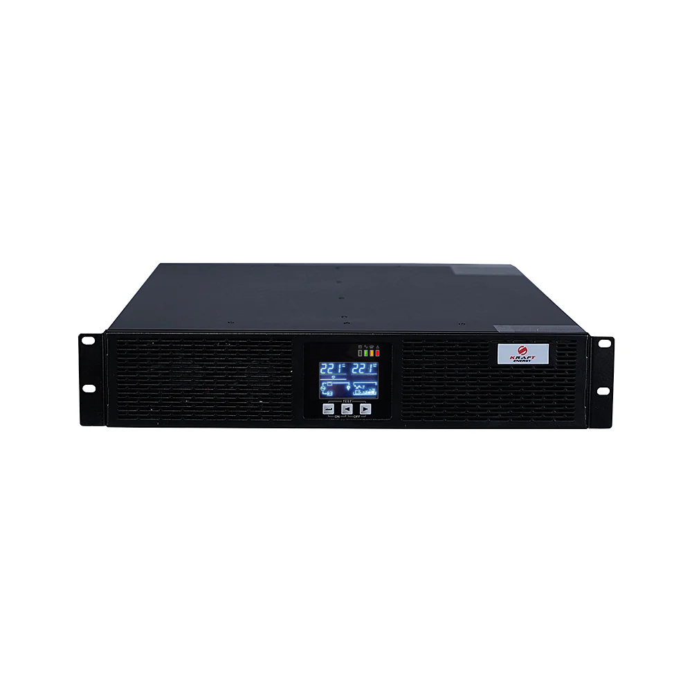 Джерело безперебійного живлення KRF-RM/2000VA/2KW/Ex Pro Online UPS Kraft Джерело безперебійного живлення KRF-RM/2000VA/2KW/Ex Pro Online UPS Kraft