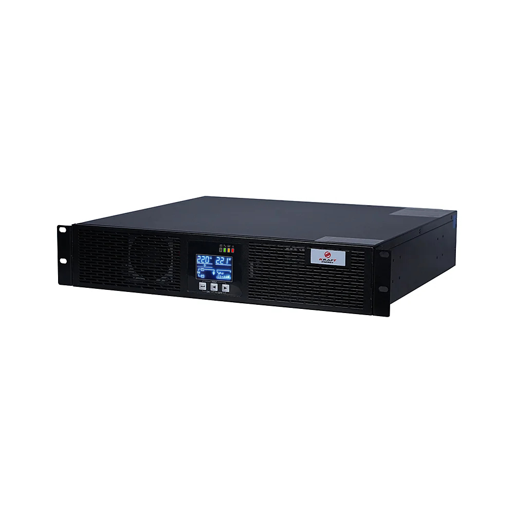 Джерело безперебійного живлення KRF-RM/1000VA/1KW Pro Online UPS Kraft Джерело безперебійного живлення KRF-RM/1000VA/1KW Pro Online UPS Kraft