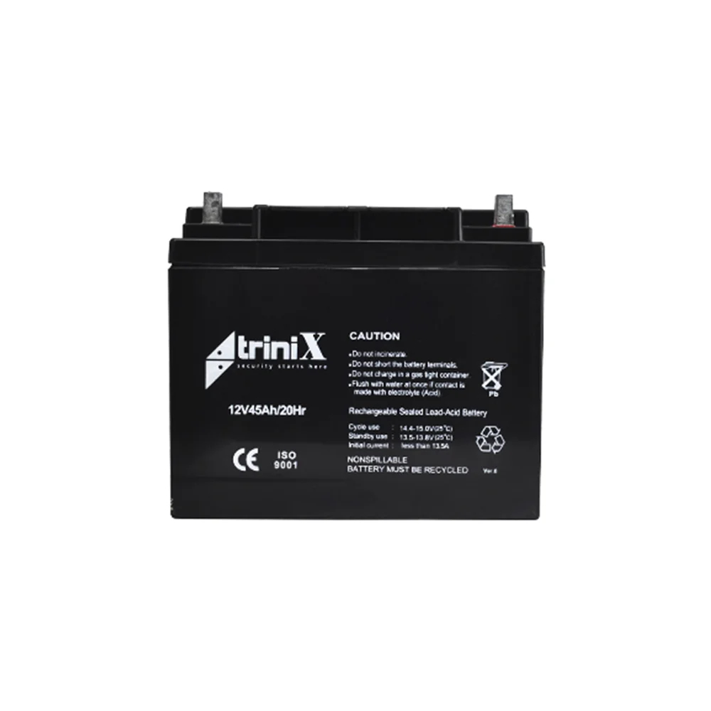 Акумуляторна батарея 12V45Ah/20Hr TRINIX свинцево-кислотна Акумуляторна батарея 12V45Ah/20Hr TRINIX свинцево-кислотна