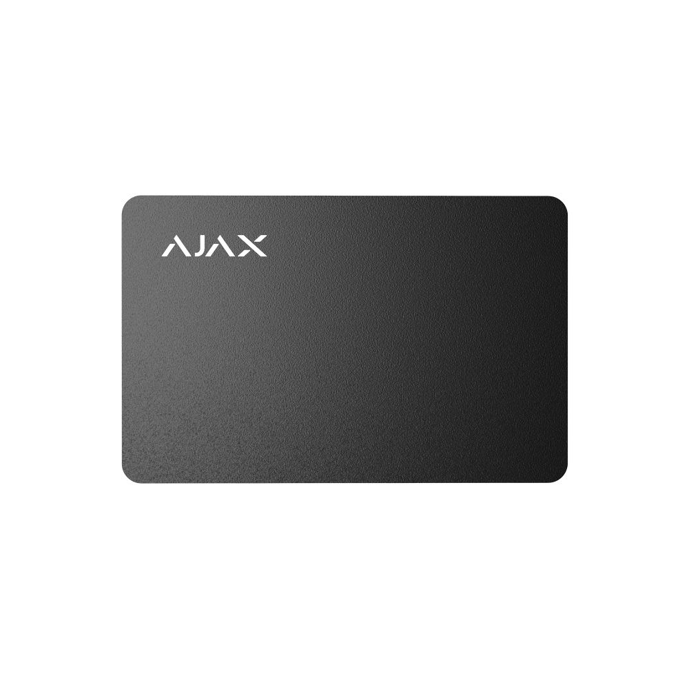 Картка керування Ajax Pass (100pcs) чорна Картка керування Ajax Pass (100pcs) чорна