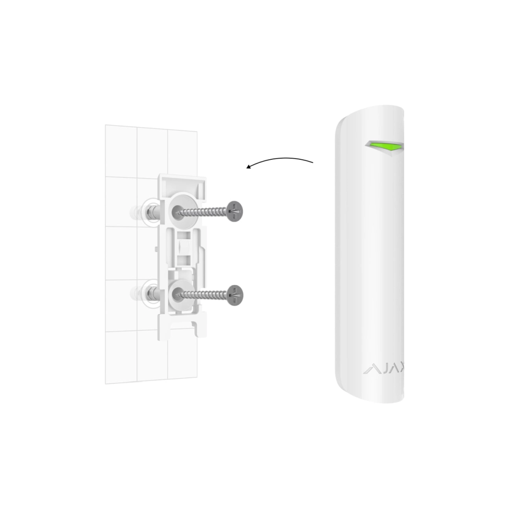 Кріпильна панель Smartbracket Ajax DoorProtect біла Кріпильна панель Smartbracket Ajax DoorProtect біла