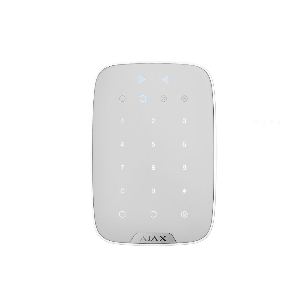 Клавіатура Ajax Keypad Plus біла Клавіатура Ajax Keypad Plus біла
