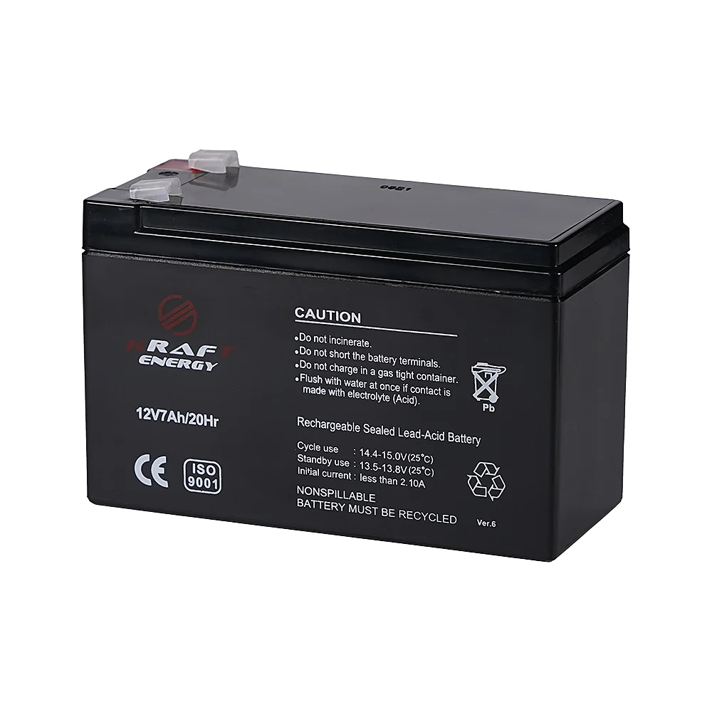 Акумуляторна батарея 12V7Ah/20Hr F2 Kraft свинцево-кислотна Акумуляторна батарея 12V7Ah/20Hr F2 Kraft свинцево-кислотна