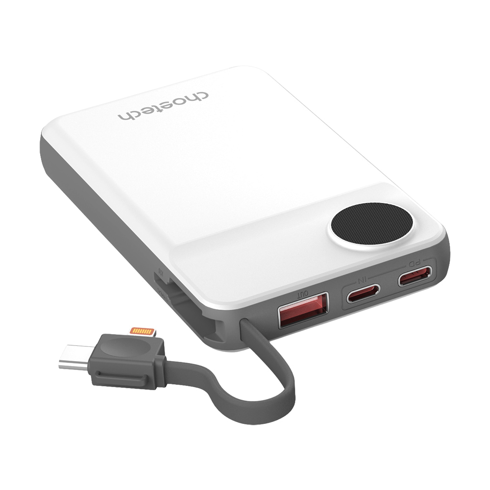 Power Bank B695 з магнітною зарядкою 10000mAh White Choetech Power Bank B695 з магнітною зарядкою 10000mAh White Choetech