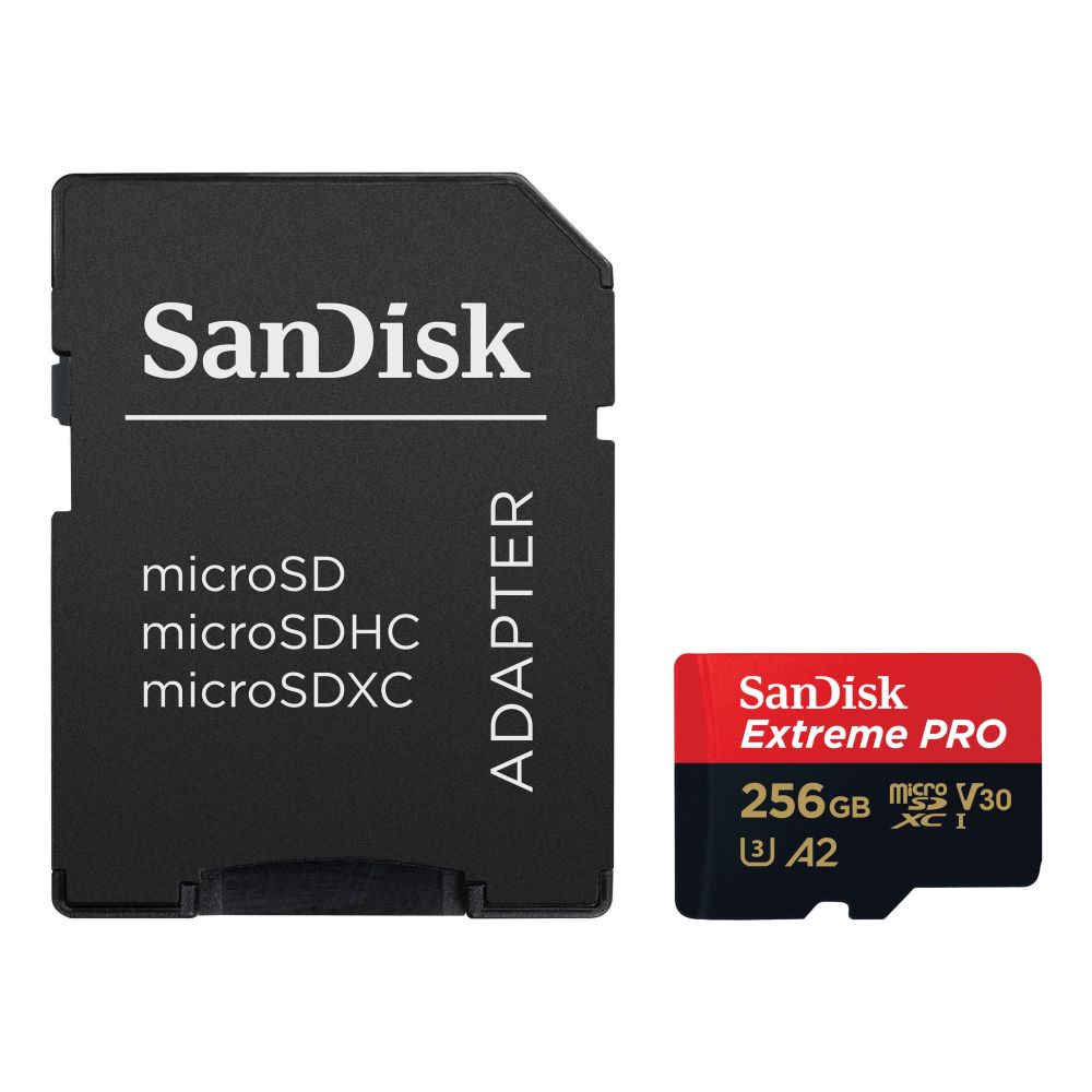 Miсro-SDXC 256GB SanDisk Extreme PRO TransFlash Memory Card (з SD адаптером) class 10 UHS-I Miсro-SDXC 256GB SanDisk Extreme PRO TransFlash Memory Card (з SD адаптером) class 10 UHS-I