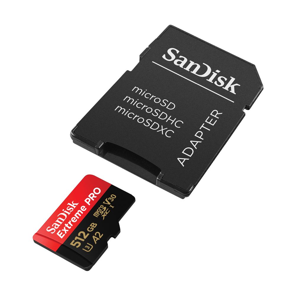 Miсro-SDXC 512GB SanDisk Extreme PRO TransFlash Memory Card (з SD адаптером) class 10 UHS-I Miсro-SDXC 512GB SanDisk Extreme PRO TransFlash Memory Card (з SD адаптером) class 10 UHS-I