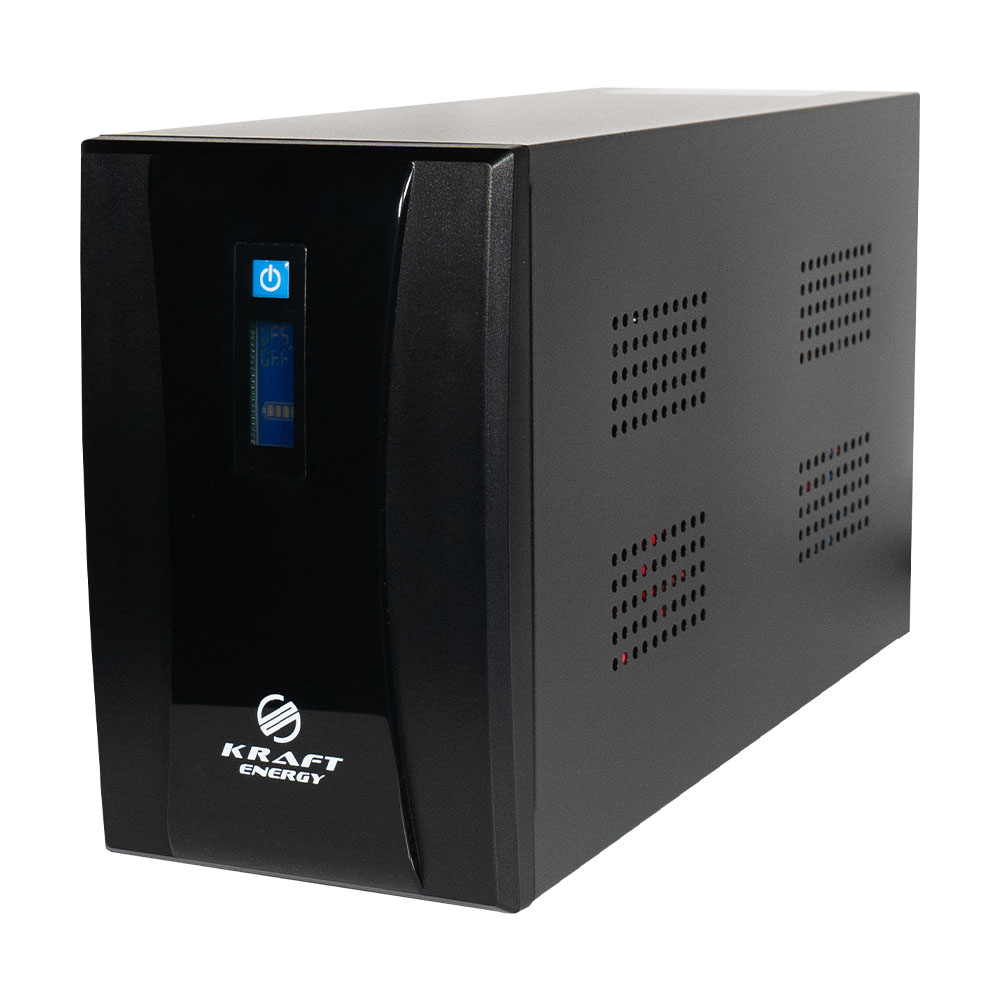 Джерело безперебійного живлення KRF-2000VA/1200W(LСD) UPS Kraft Джерело безперебійного живлення KRF-2000VA/1200W(LСD) UPS Kraft