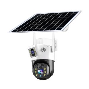 Відеокамера VLC-9192WIA/2C (Solar) 2Mp+2Mp, Speed Dome, WIFI, SD-карта, V380, біла Light Vision