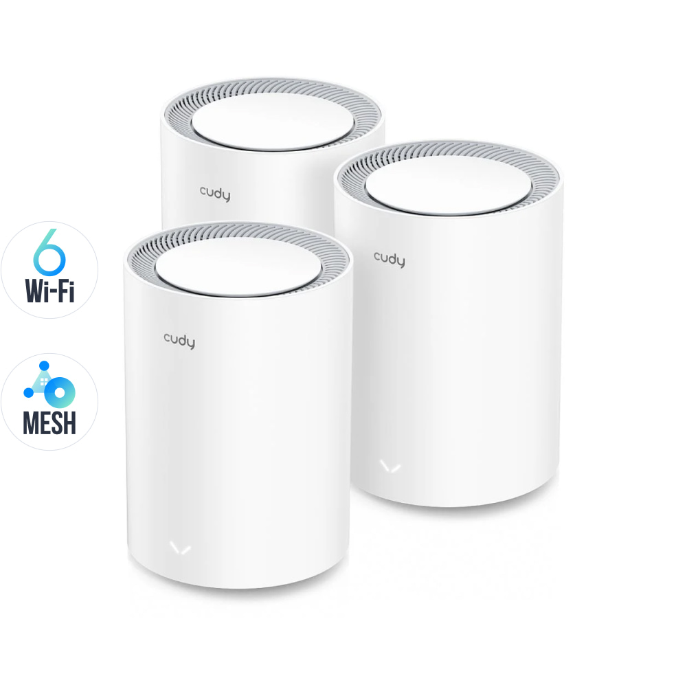 Mesh-система M1800 Wi-Fi 6 (3-Pack) Cudy Mesh-система M1800 Wi-Fi 6 (3-Pack) Cudy
