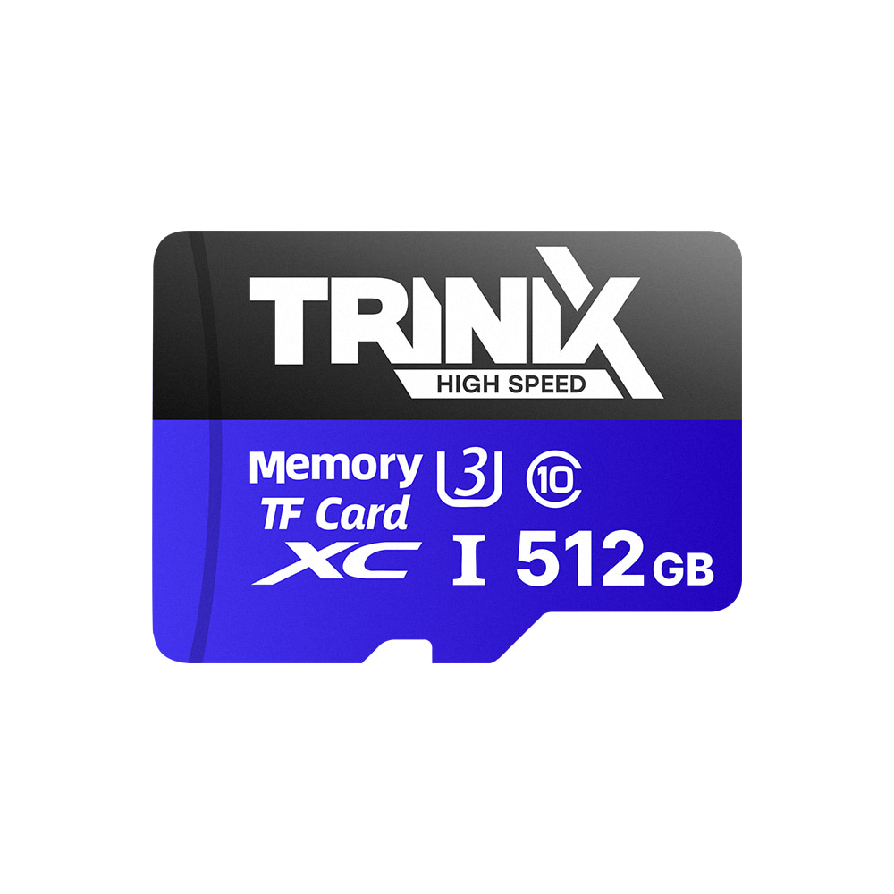 Карта пам'яті 512GB microSDXC (з SD адаптером) U3 V30 A1 Trinix Карта пам'яті 512GB microSDXC (з SD адаптером) U3 V30 A1 Trinix