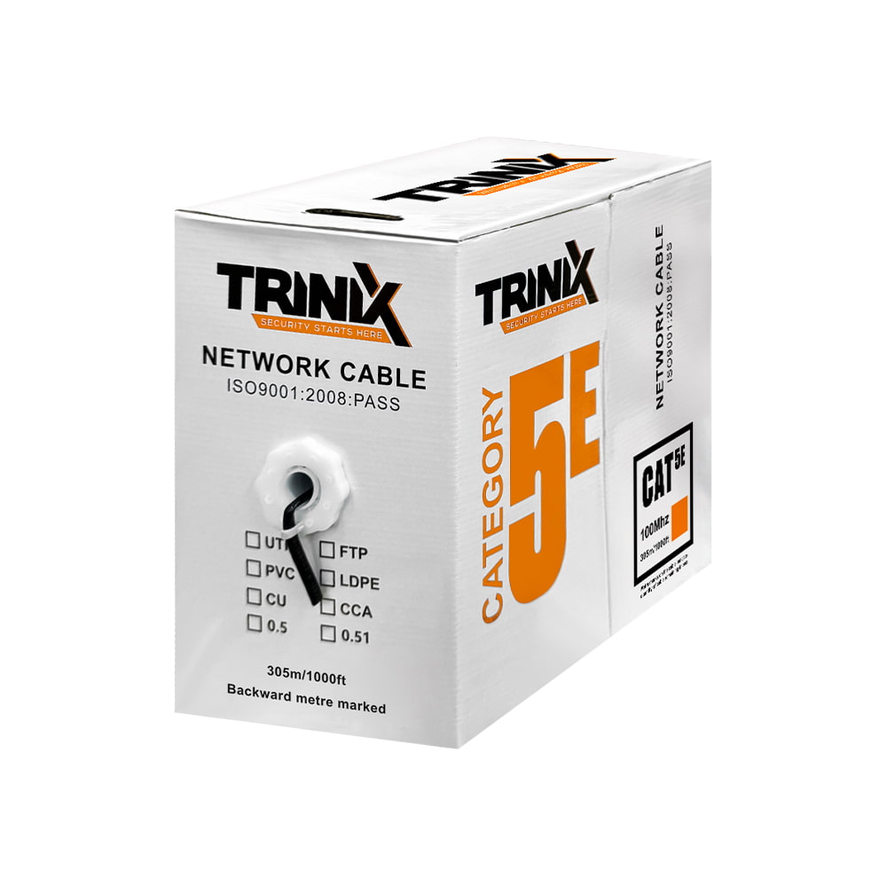 Кабель FTP CAT5E CCA 0.51 mm LDPE Outdoor TRINIX (305м) Кабель FTP CAT5E CCA 0.51 mm LDPE Outdoor TRINIX (305м)
