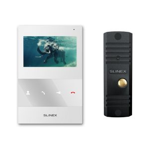 Комплект відеодомофону SQ-04M WHITE + ML-16HR BLACK Slinex