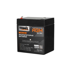 Акумуляторна батарея 12V4Ah/20Hr TRINIX свинцево-кислотна