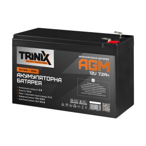 Акумуляторна батарея 12V7.2Ah/20Hr TRINIX свинцево-кислотна