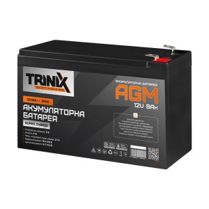 Акумуляторна батарея 12V9Ah/20Hr TRINIX Super Charge свинцево-кислотна