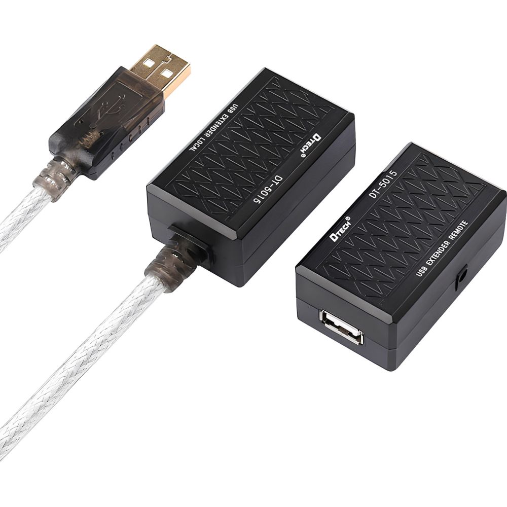 Модуль подовжувач USB 2.0 - 60М DT-5015 Dtech Модуль подовжувач USB 2.0 - 60М DT-5015 Dtech