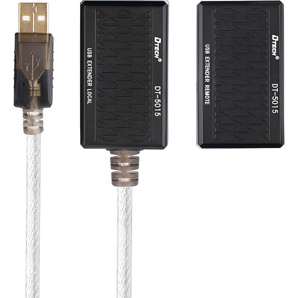 Модуль подовжувач USB 2.0 - 60М DT-5015 Dtech Модуль подовжувач USB 2.0 - 60М DT-5015 Dtech