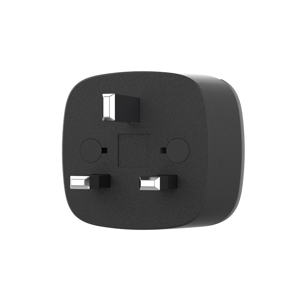 Розумна розетка Ajax Socket Plus (type G) чорна Розумна розетка Ajax Socket Plus (type G) чорна