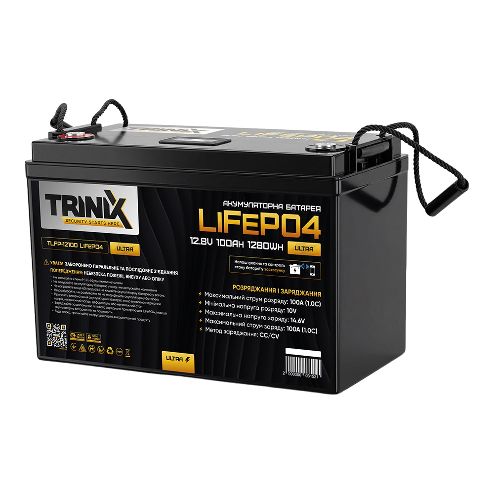 Акумуляторна батарея 100 Ah 12V TLFP-12100 Ultra LiFePO4 TRINIX