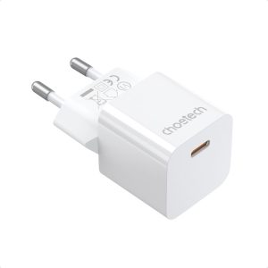 Адаптер PD5010 mini PD20W GAN USB-C wall charger White Choetech