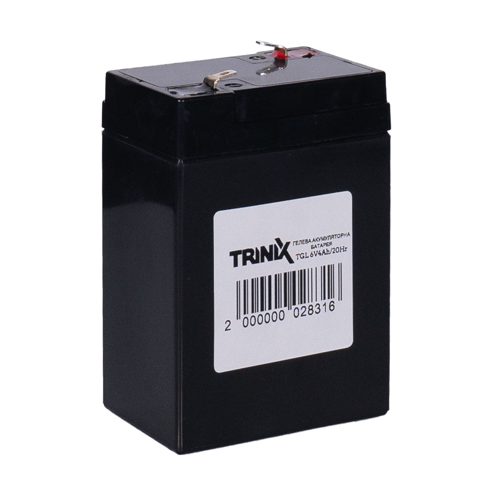 Акумуляторна батарея TGL6V4Ah/20Hr TRINIX GEL Акумуляторна батарея TGL6V4Ah/20Hr TRINIX GEL