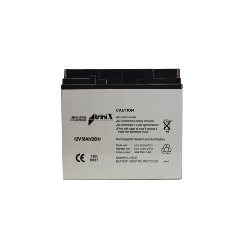 Акумуляторна батарея 12V18Ah/20Hr TRINIX Super Charge свинцево-кислотна Акумуляторна батарея 12V18Ah/20Hr TRINIX Super Charge свинцево-кислотна