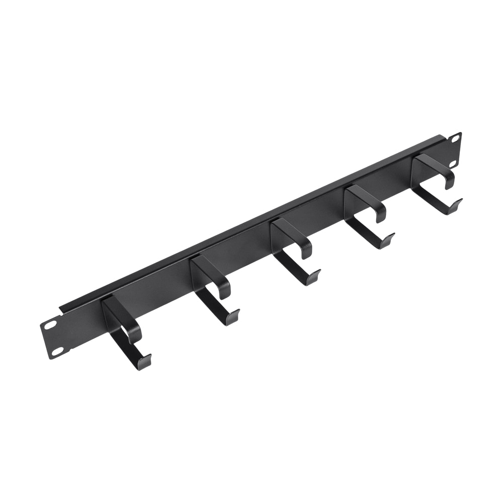 Кабельний організатор TRX-1U/CM-5R Black Trinix with 5 rings металевий на п'ять кілець Кабельний організатор TRX-1U/CM-5R Black Trinix with 5 rings металевий на п'ять кілець