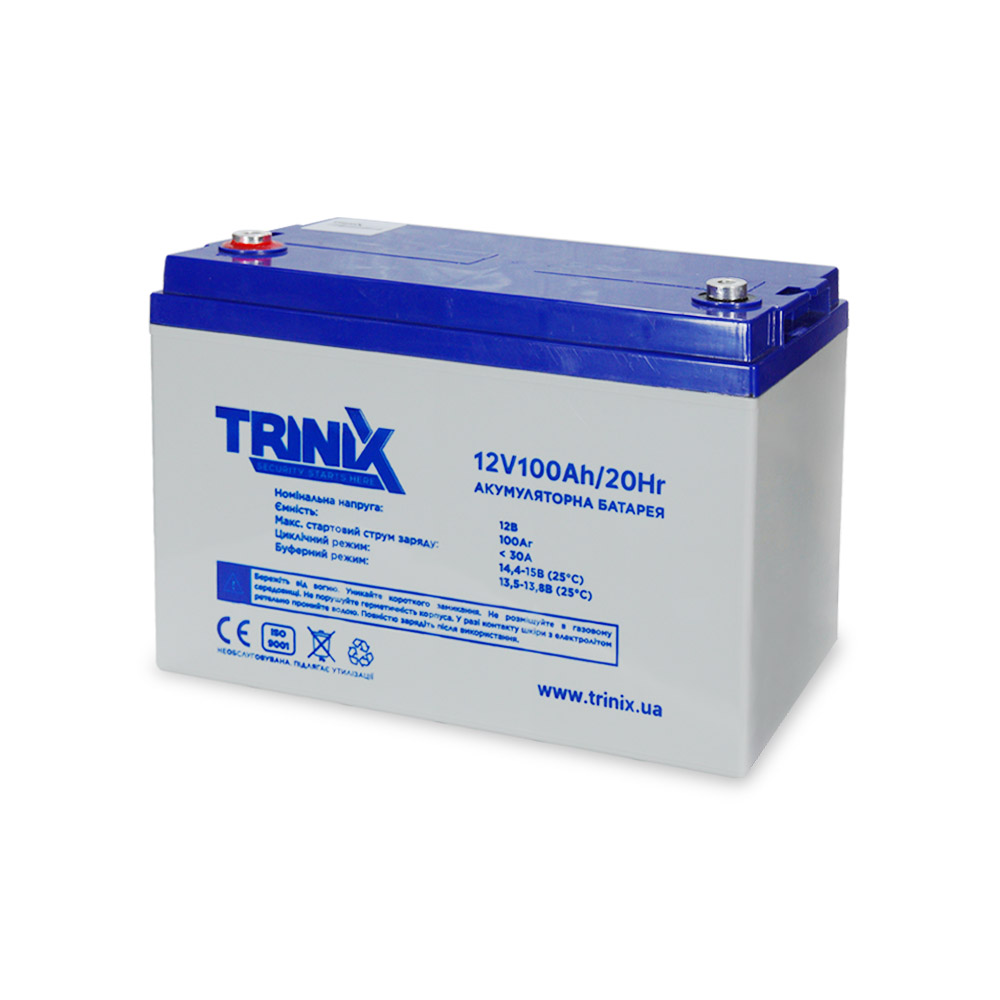 Акумуляторна батарея 12V100Ah/20Hr TRINIX свинцево-кислотна