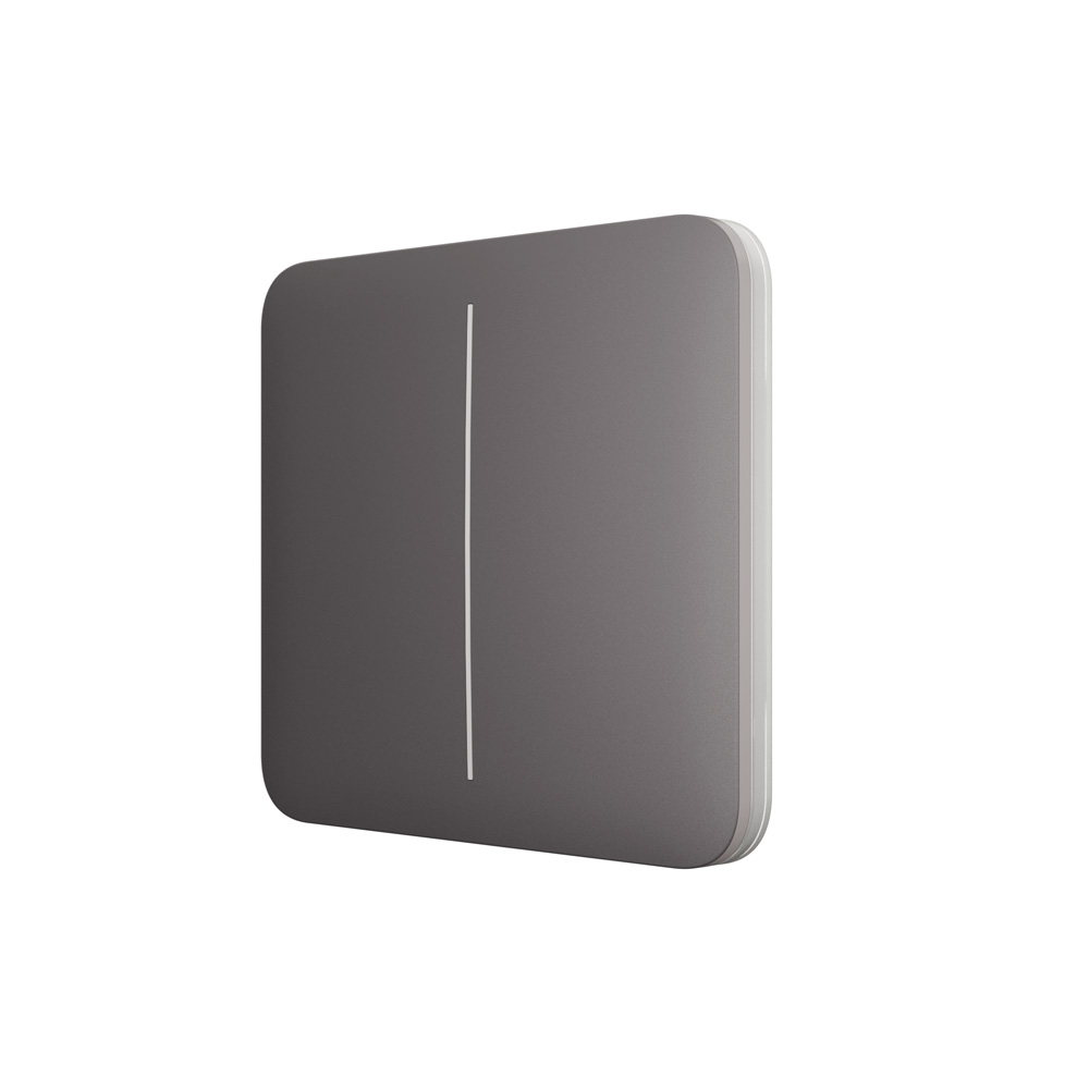 Кнопка Button (grey/сіра) для LightSwitch SoloButton (2-gang) Ajax