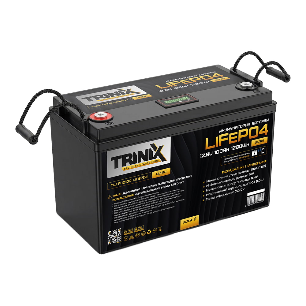 Акумуляторна батарея 100 Ah 12V TLFP-12100 Ultra LiFePO4 TRINIX Акумуляторна батарея 100 Ah 12V TLFP-12100 Ultra LiFePO4 TRINIX