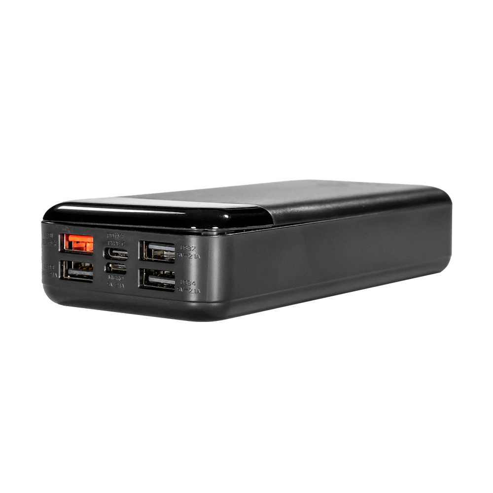 Power Bank KPB-2120FCL (20000 mAh) Black Kraft Power Bank KPB-2120FCL (20000 mAh) Black Kraft
