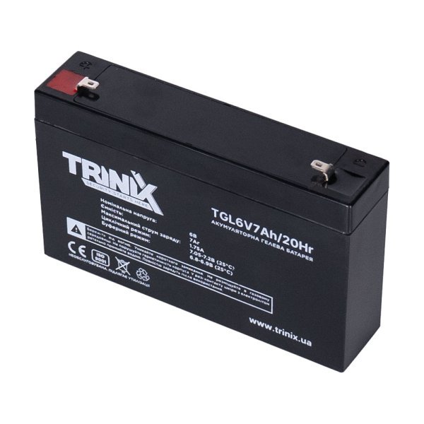 Акумуляторна батарея TGL6V7Ah/20Hr TRINIX GEL Акумуляторна батарея TGL6V7Ah/20Hr TRINIX GEL