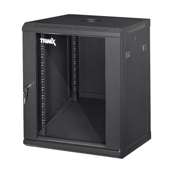 Комутаційна шафа TRX-12U/600x450x637 Black Trinix