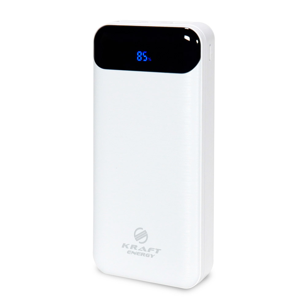 Power Bank KPB-2010FC (10000 mAh) White Kraft Power Bank KPB-2010FC (10000 mAh) White Kraft