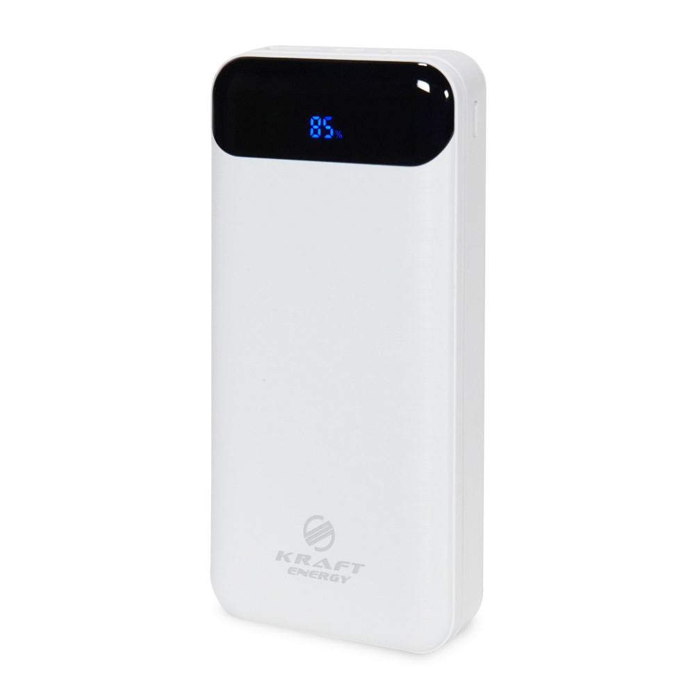 Power Bank KPB-2020FC (20000 mAh) White Kraft