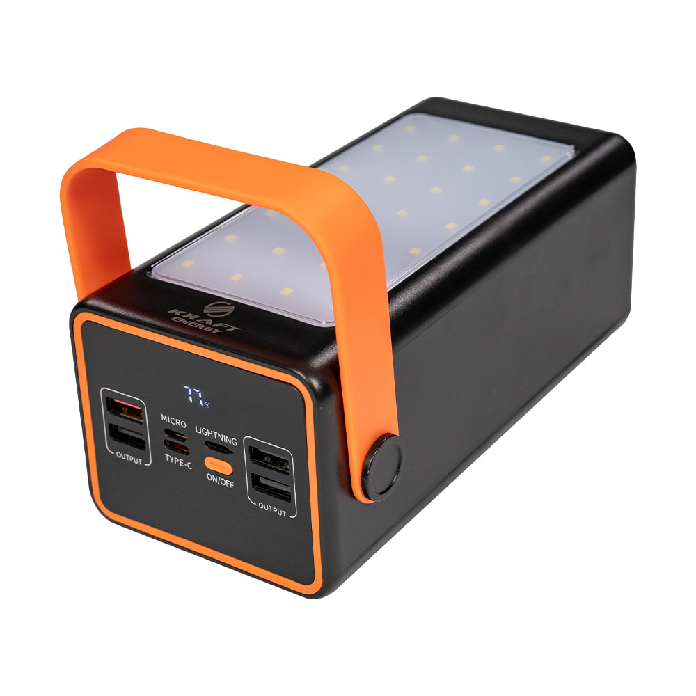 Power Bank KPB-2470FCL (70000 mAh) Black Kraft Power Bank KPB-2470FCL (70000 mAh) Black Kraft