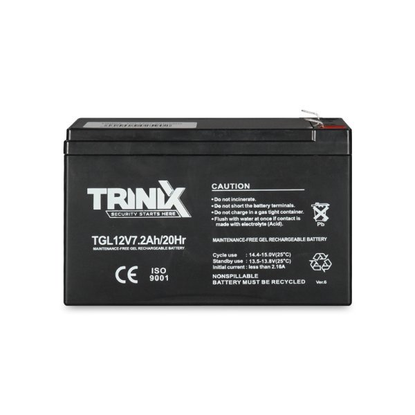 Акумуляторна батарея TGL12V7.2Ah/20Hr TRINIX GEL Акумуляторна батарея TGL12V7.2Ah/20Hr TRINIX GEL