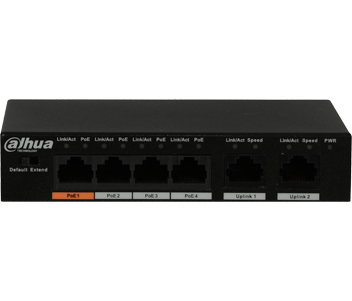 PoE комутатор DH-PFS3006-4ET-60 Dahua PoE комутатор DH-PFS3006-4ET-60 Dahua