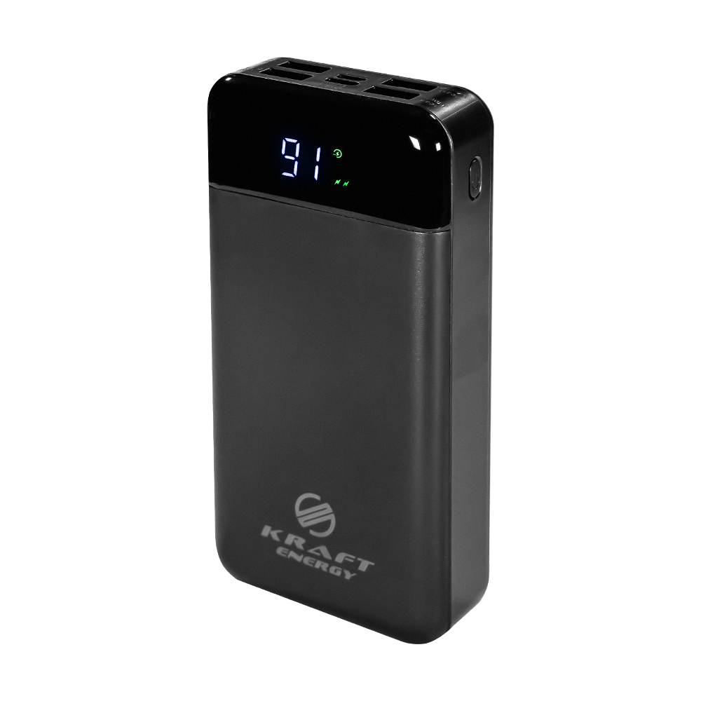 Power Bank KPB-2120FCL (20000 mAh) Black Kraft