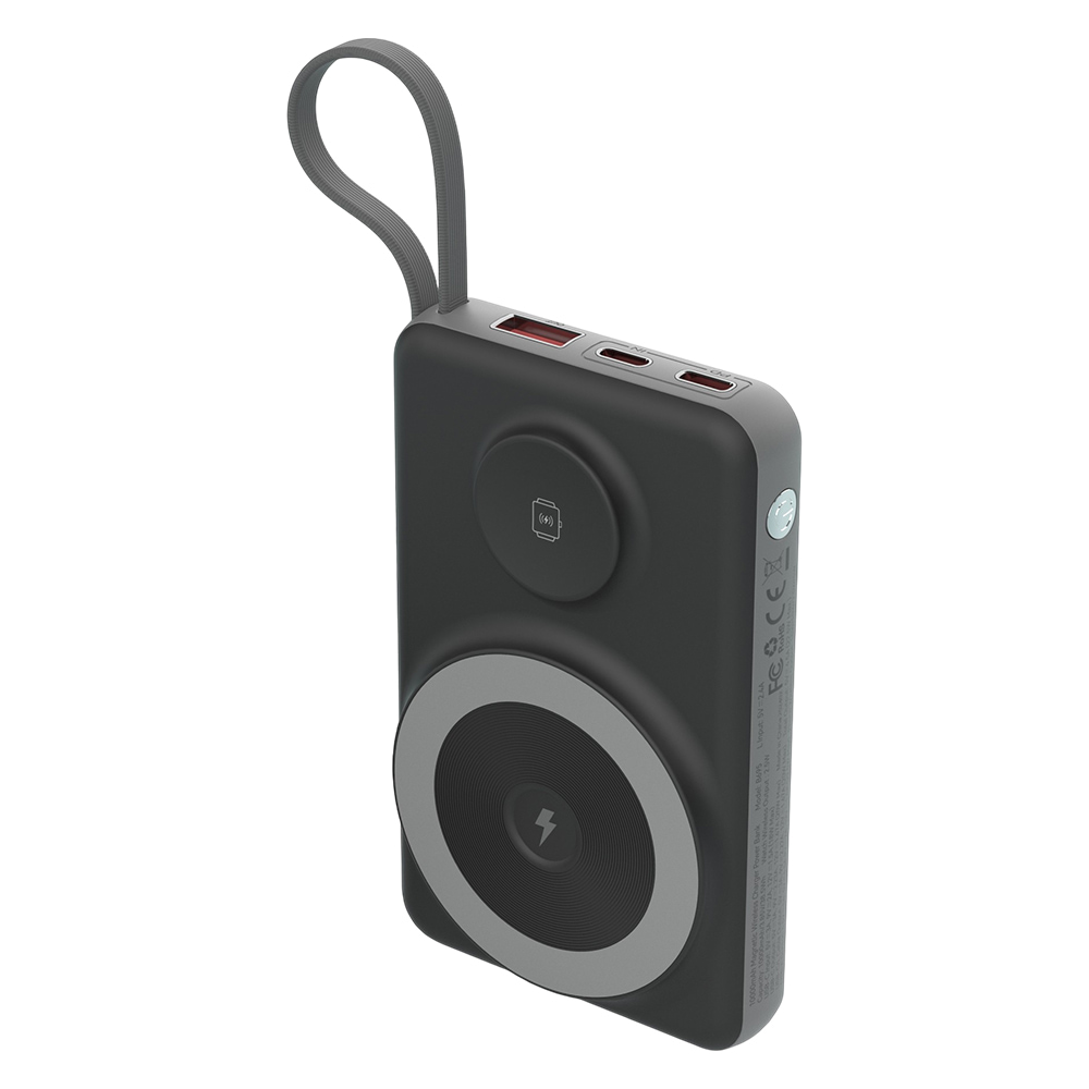 Power Bank B695 з магнітною зарядкою 10000mAh Black Choetech Power Bank B695 з магнітною зарядкою 10000mAh Black Choetech