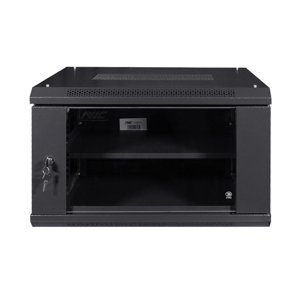 Комутаційна шафа NVC-6U/600x450x350 Black Комутаційна шафа NVC-6U/600x450x350 Black