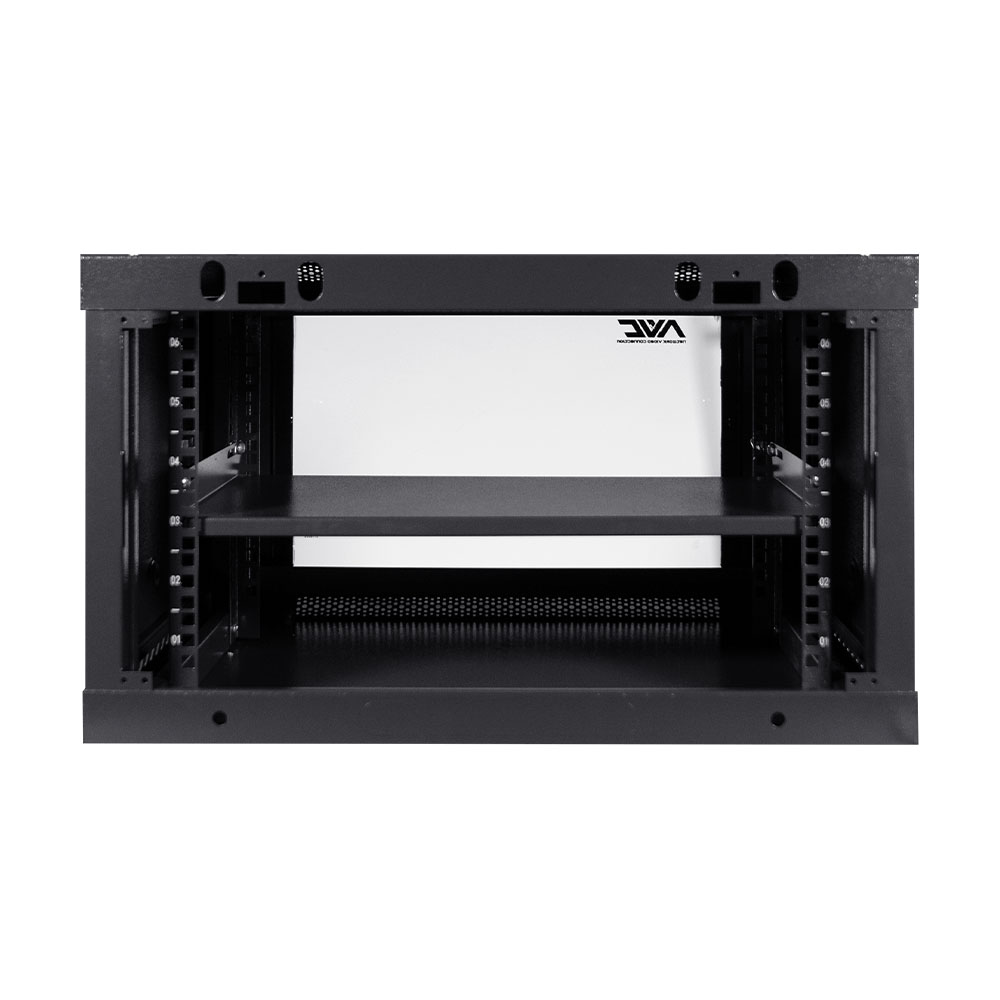 Комутаційна шафа NVC-6U/600x450x350 Black Комутаційна шафа NVC-6U/600x450x350 Black