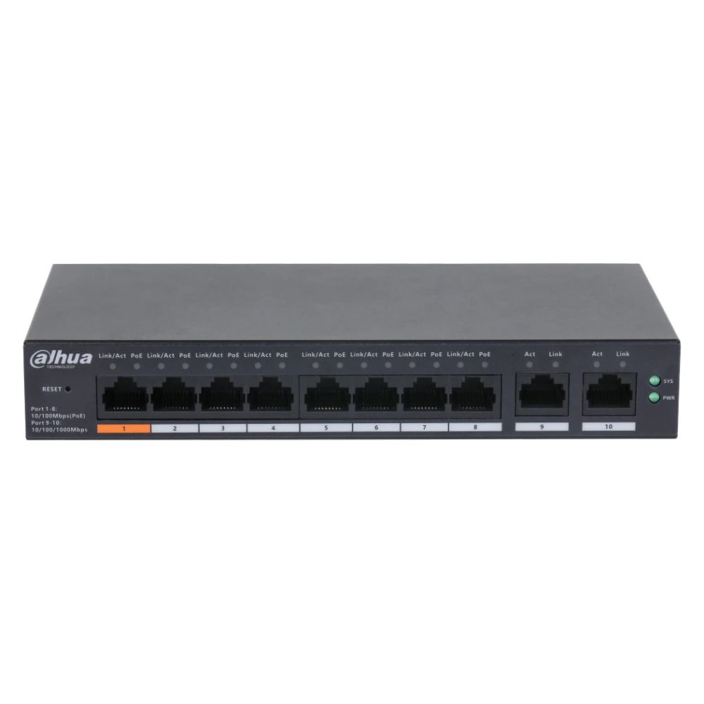 PoE комутатор DH-CS4010-8ET-60 Dahua PoE комутатор DH-CS4010-8ET-60 Dahua