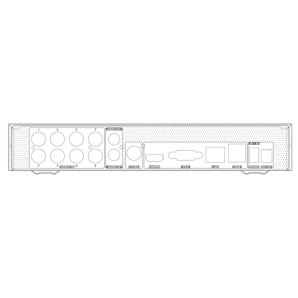 Відеореєстратор TD-2108NS-HC-H TVT Відеореєстратор TD-2108NS-HC-H TVT